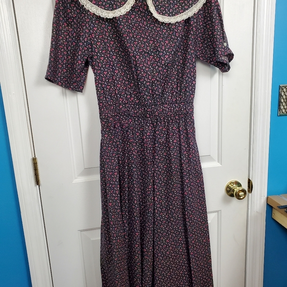 Eber International Size 9 Vintage Dress - Picture 7 of 9